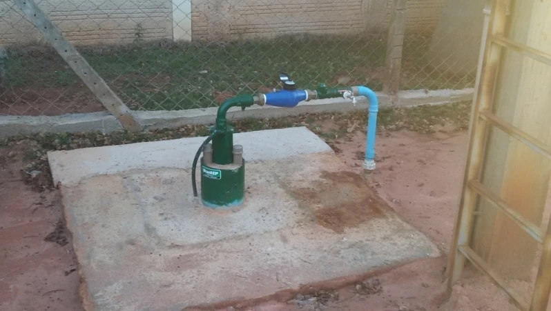 poço de água limpeza